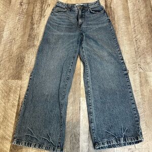 Cotton On Blue super baggy Wide Leg Jeans